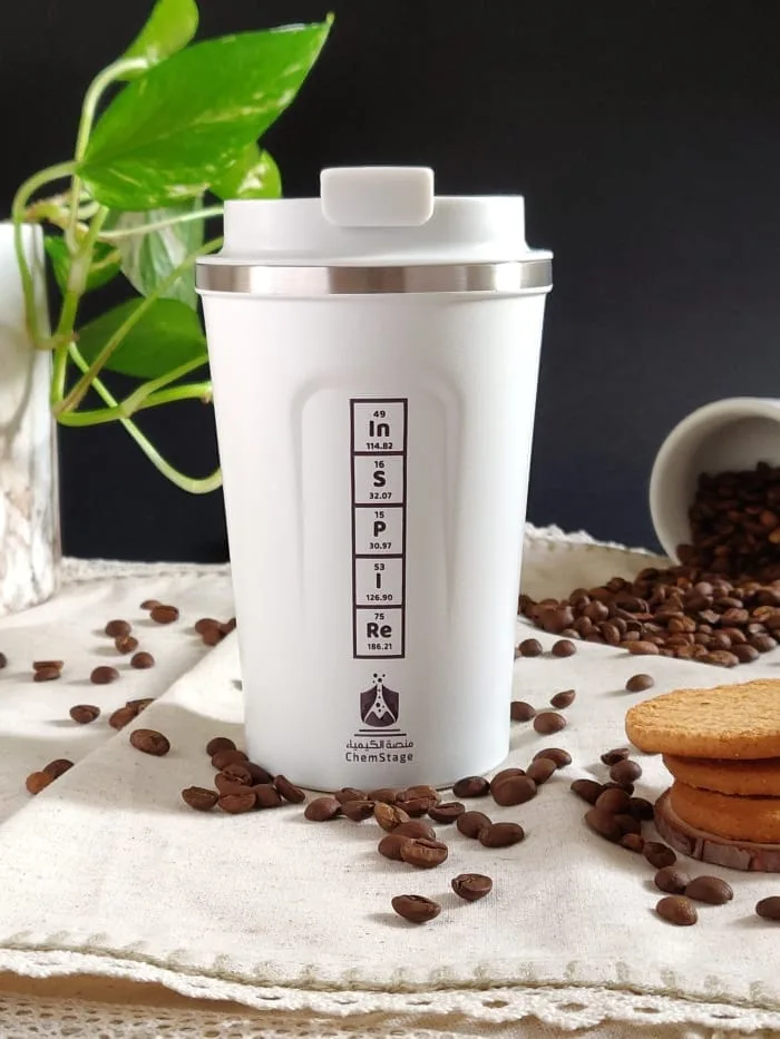 ⁦كوب حافظ للحرارة (Mug) بطابع كيميائي⁩ - الصورة ⁦2⁩