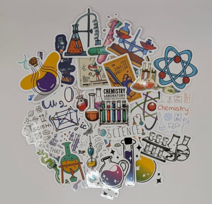 Chemistry and Sciences Shiny Stickers - Image 2
